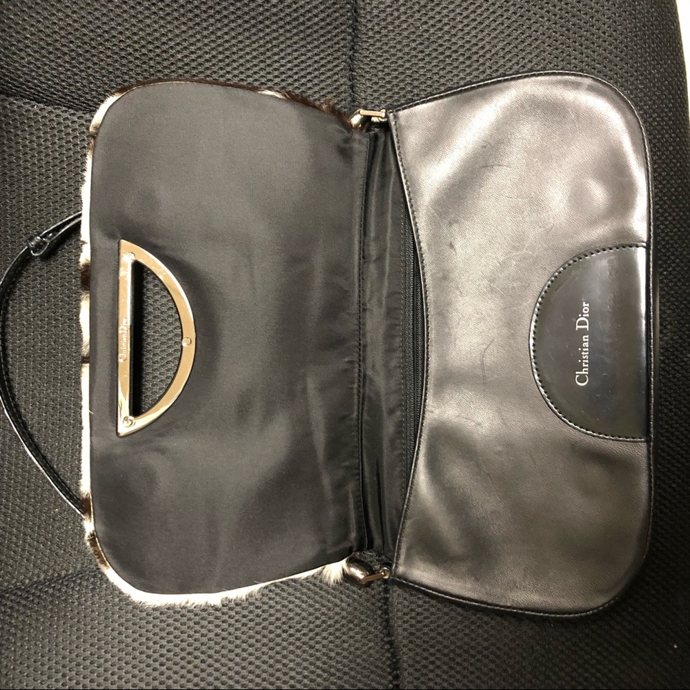 💫SOLD💫*RARE* Vintage Christian Dior Malice Pony Hair Bag - Picture 9 of 13